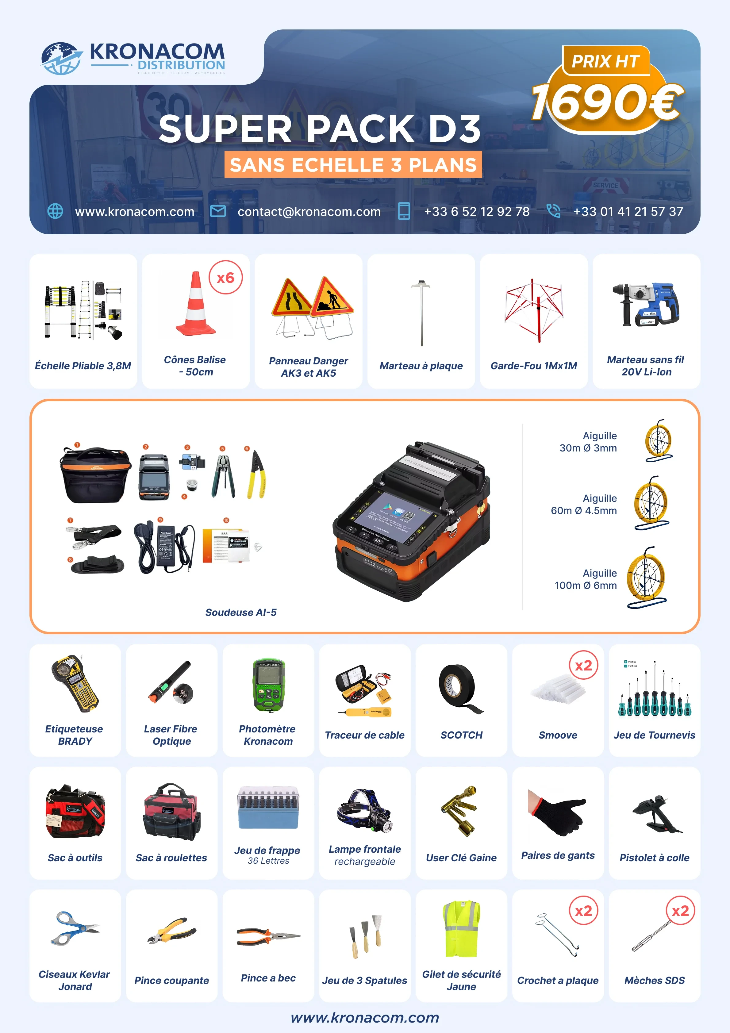 Super Pack D3 avec Soudeuse AI-5